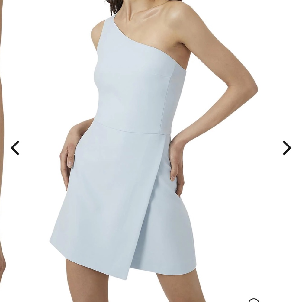 Whisper One Shoulder Mini Dress - Picture 2 of 7